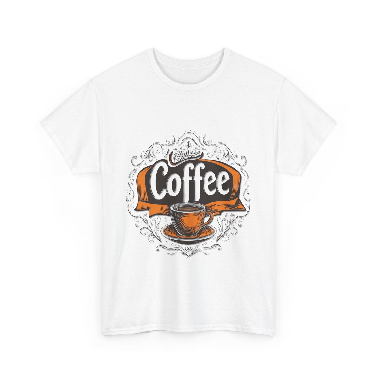 Unisex Heavy Cotton Coffee Tee - Perfect for Coffee Lovers - USA