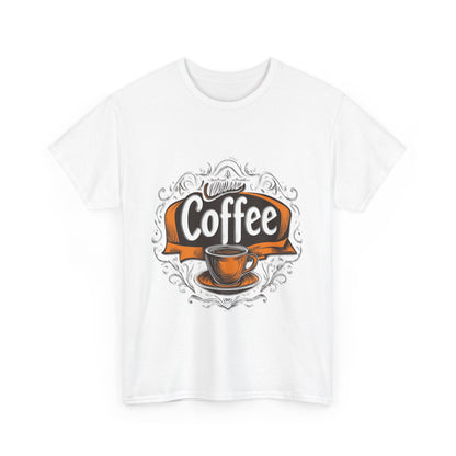 Unisex Heavy Cotton Coffee Tee - Perfect for Coffee Lovers - USA