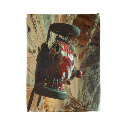 Desert Motorsport #1 - Soft Polyester Blanket