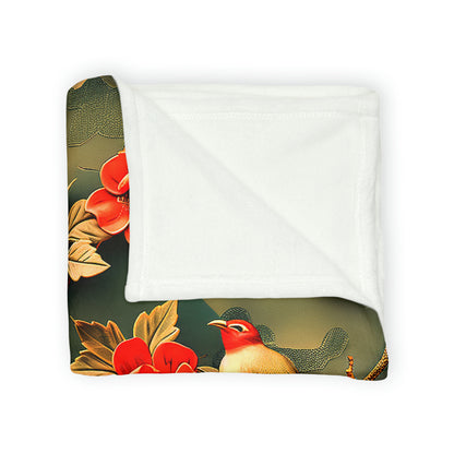 Chinoiserie #2 - Soft Polyester Blanket