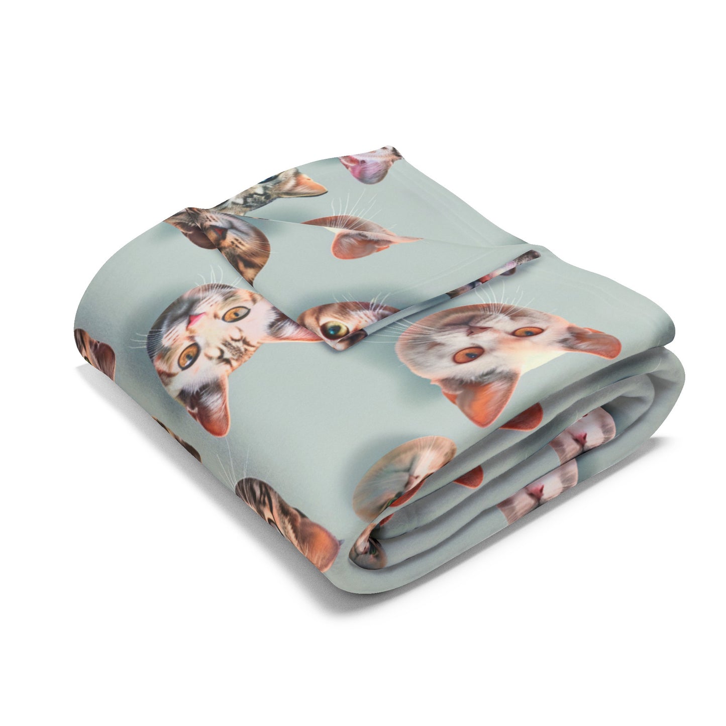 Cats Collage Arctic Fleece Blanket - UK, EU