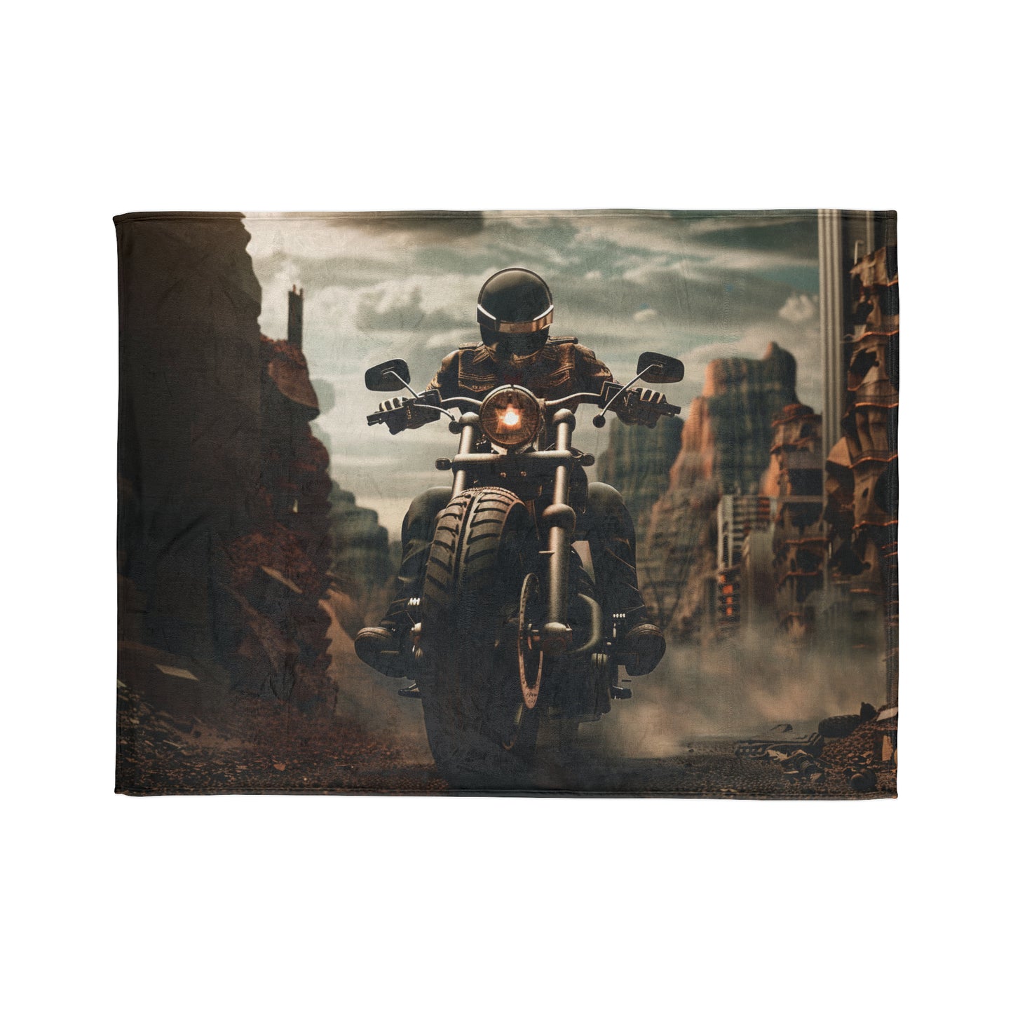 Biker #4 - Soft Polyester Blanket