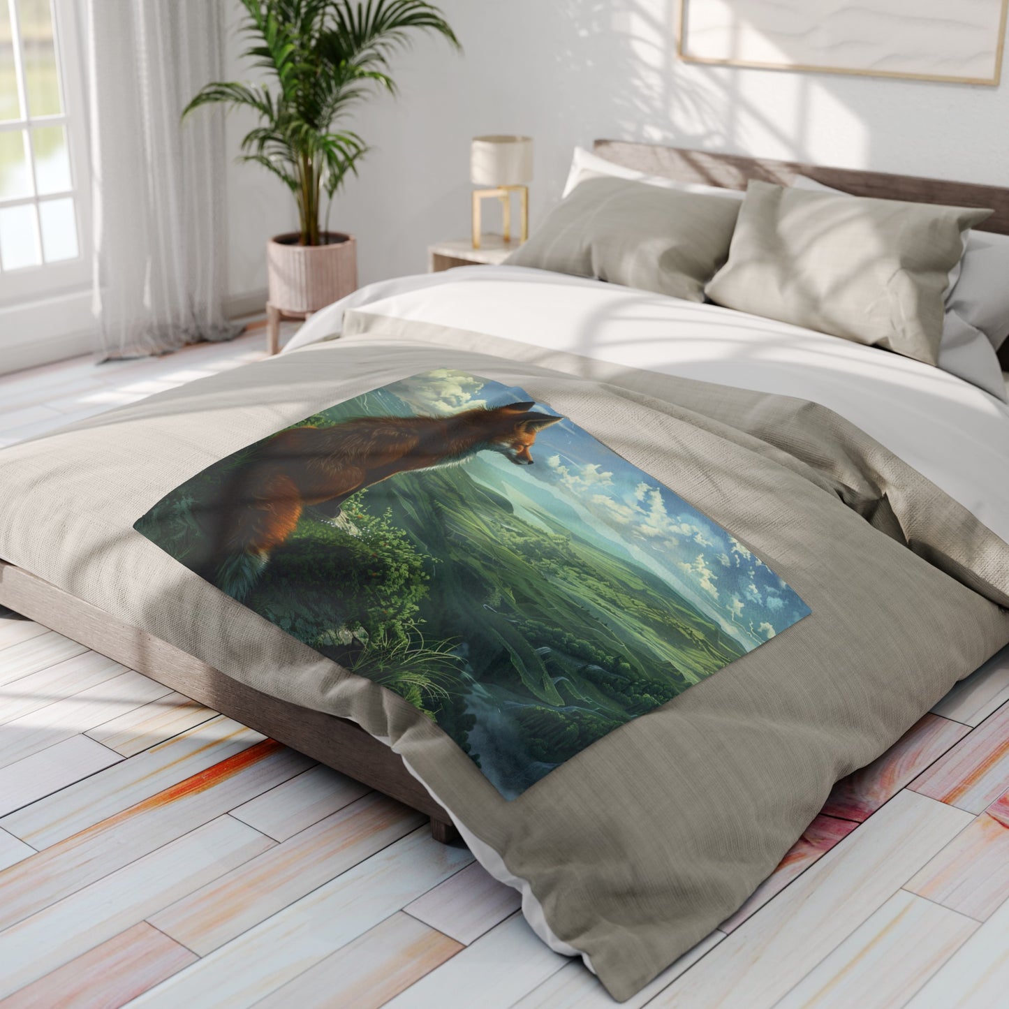 Valley View #3 Arctic Fleece Blanket - UK