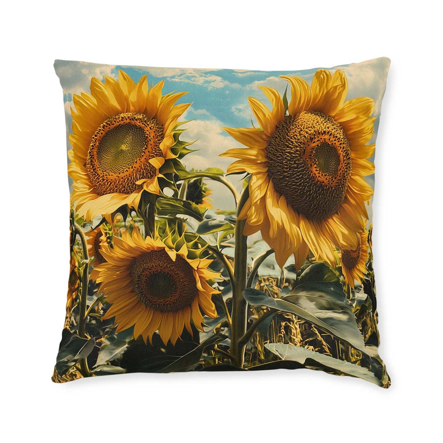 Sunflower Double - Square Pillow - UK