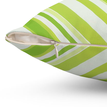 Fresh Mint - Spun Polyester Square Pillow - USA