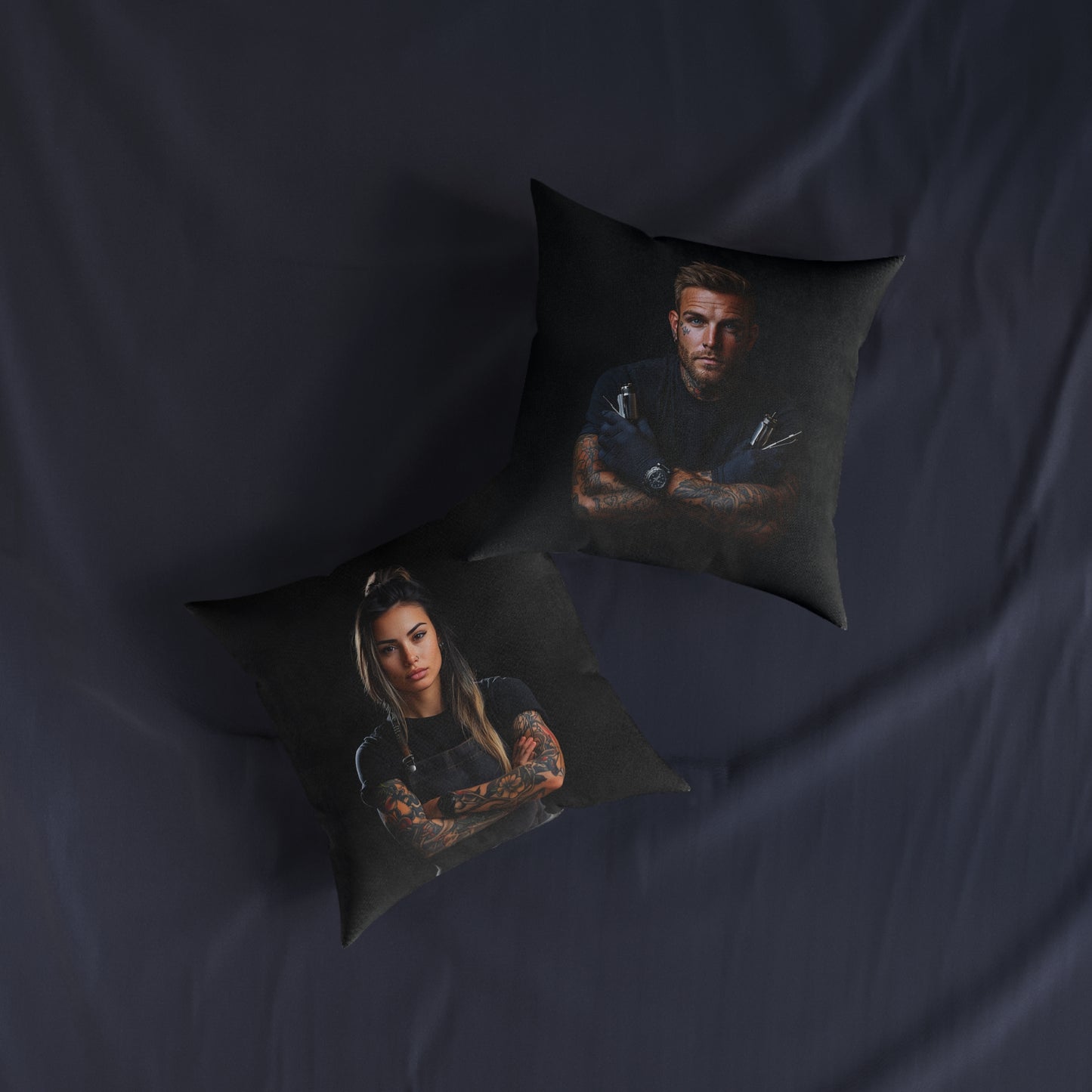 Tattoo Artist - Square Pillow - UK