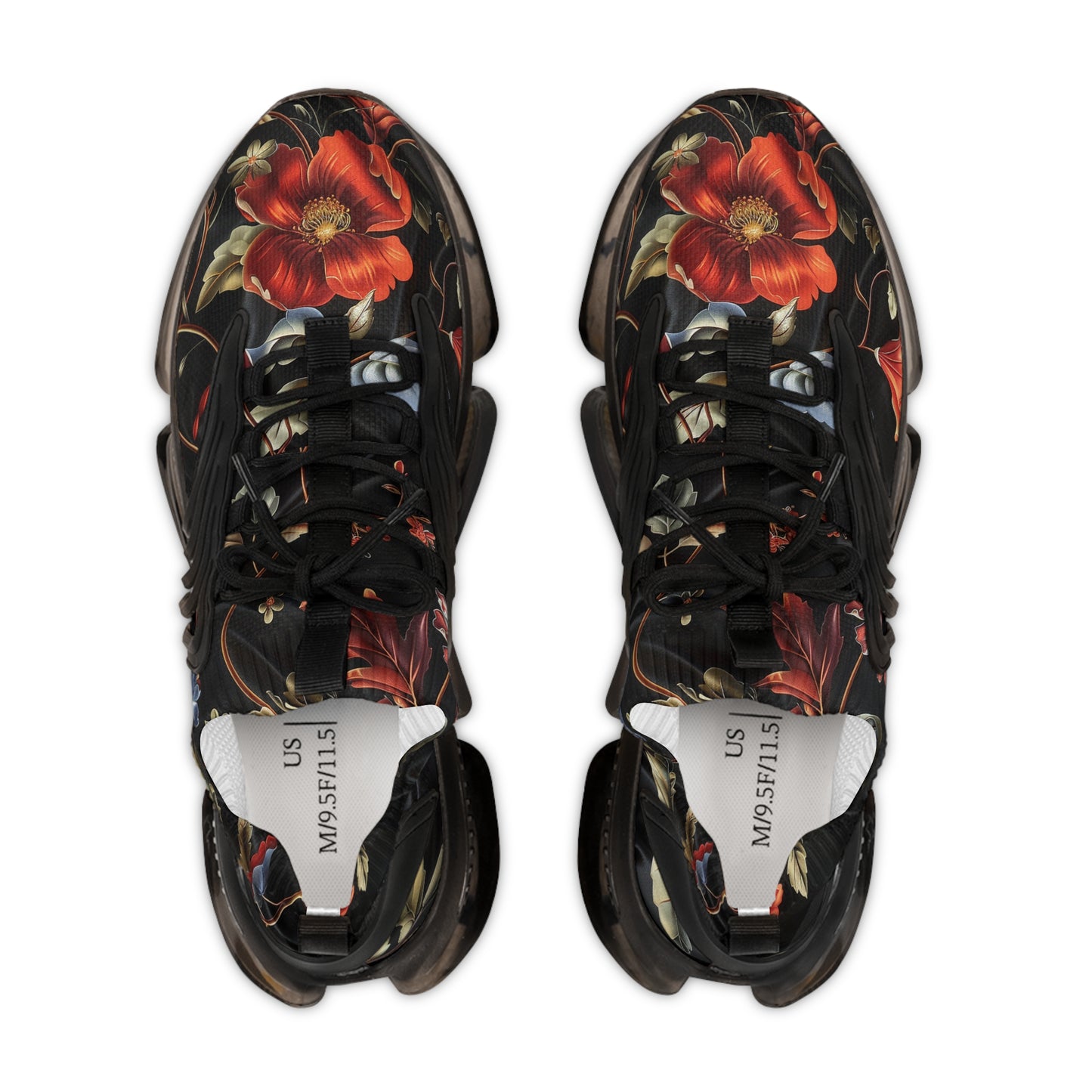 Flower Design  -  Men's Mesh Sneakers - China Only