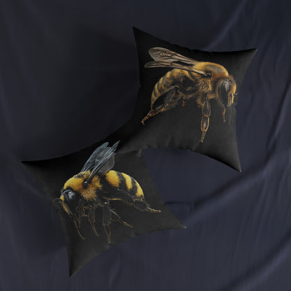 Bees - Square Pillow - UK