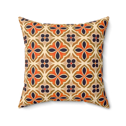 1960's America #2 Spun Polyester Square Pillow - USA