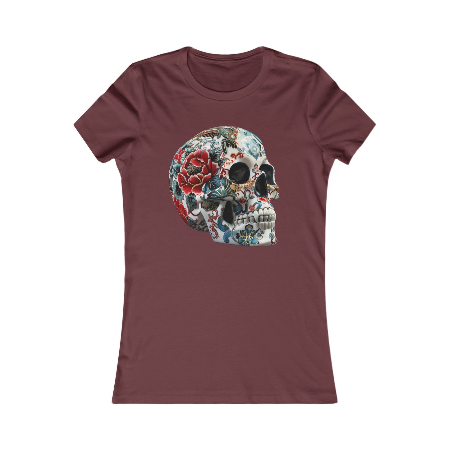 Chinoiserie Skull Women's Favourite Tee - UK