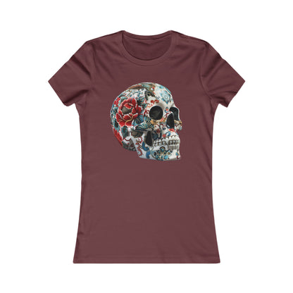Chinoiserie Skull Women's Favourite Tee - UK