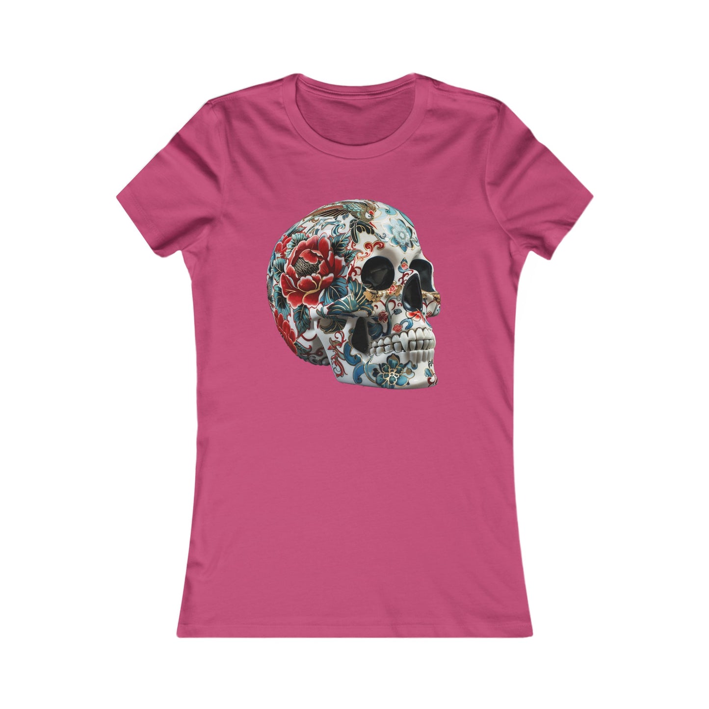 Chinoiserie Skull Women's Favourite Tee - UK