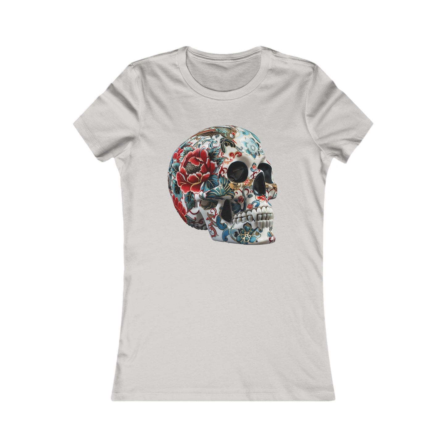 Chinoiserie Skull Women's Favourite Tee - UK