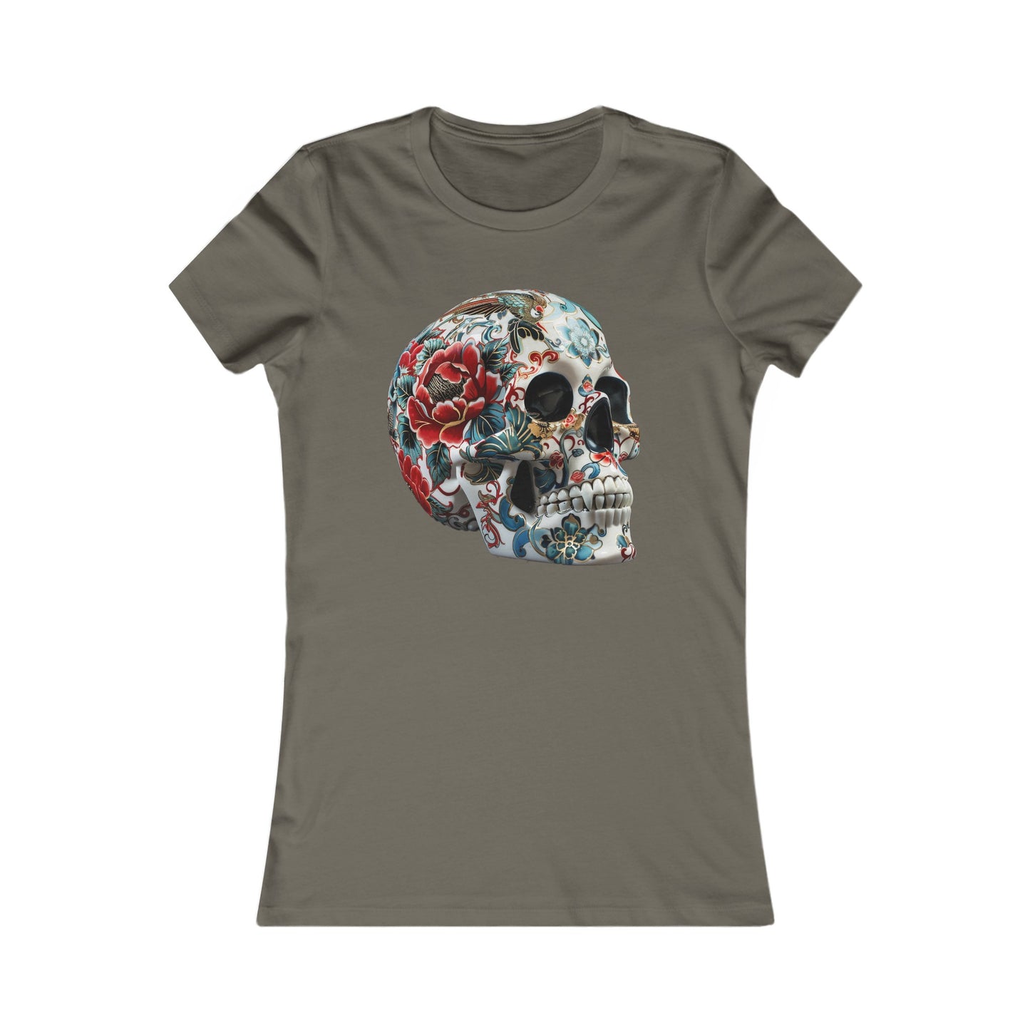 Chinoiserie Skull Women's Favourite Tee - UK