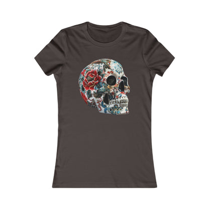 Chinoiserie Skull Women's Favourite Tee - UK