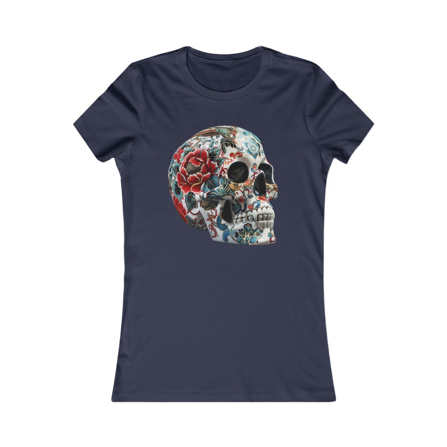 Chinoiserie Skull Women's Favourite Tee - UK