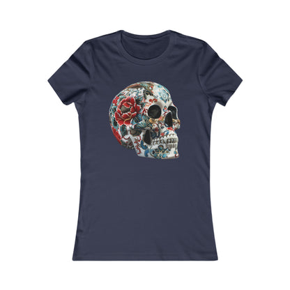 Chinoiserie Skull Women's Favourite Tee - UK