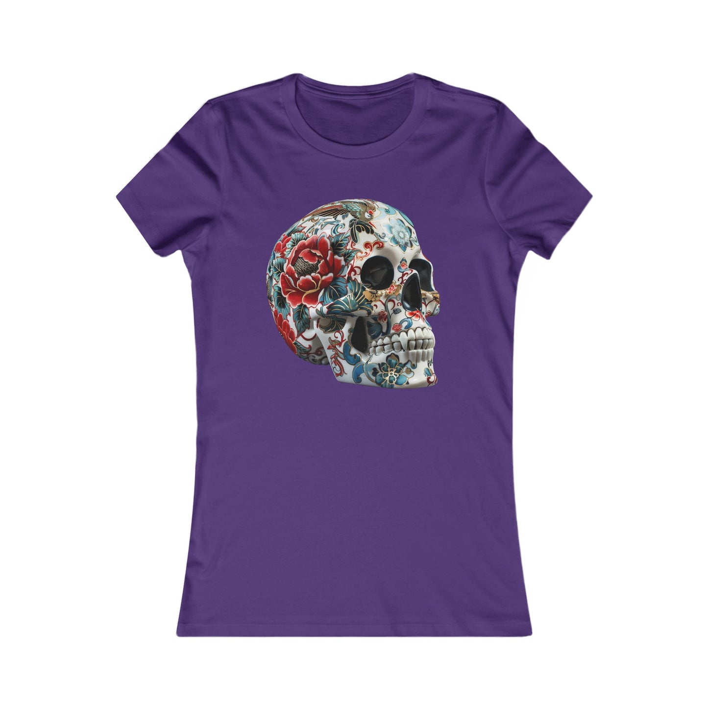 Chinoiserie Skull Women's Favourite Tee - UK