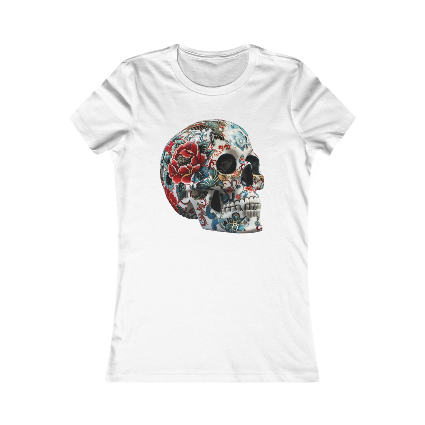 Chinoiserie Skull Women's Favourite Tee - UK