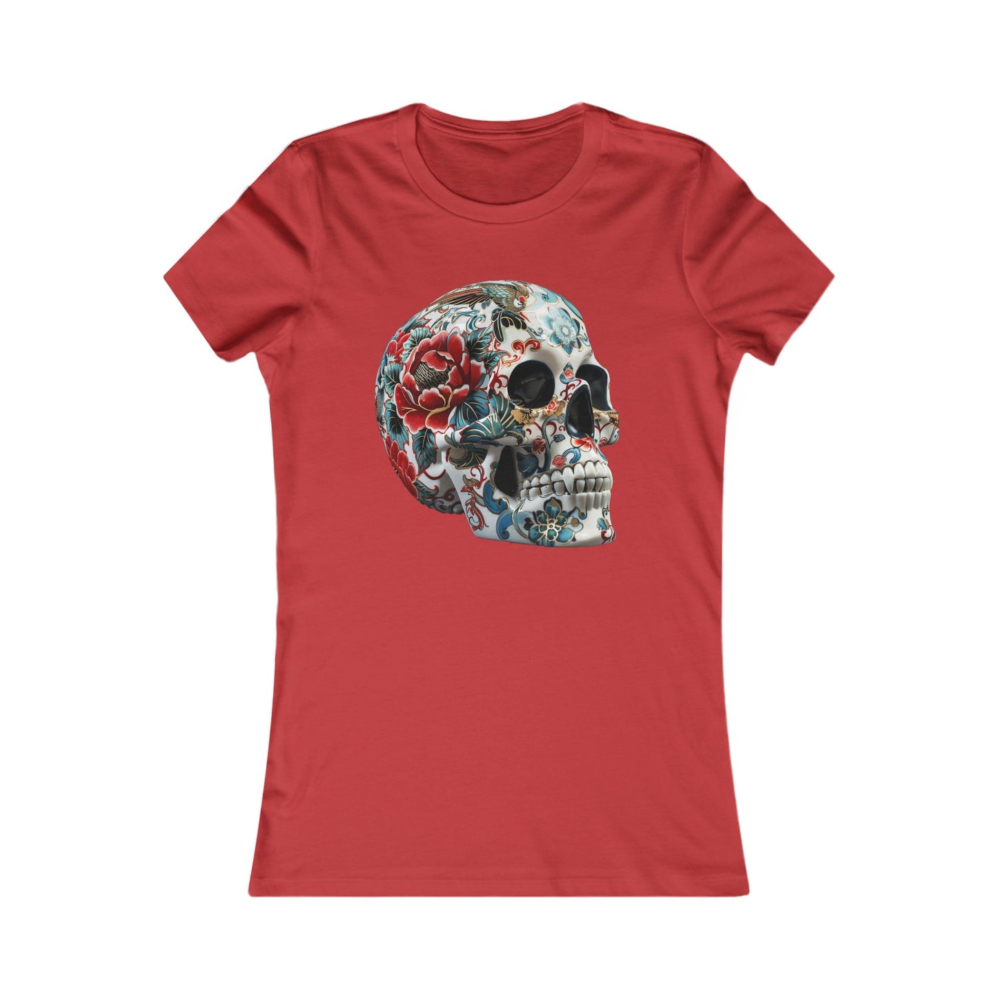 Chinoiserie Skull Women's Favourite Tee - UK