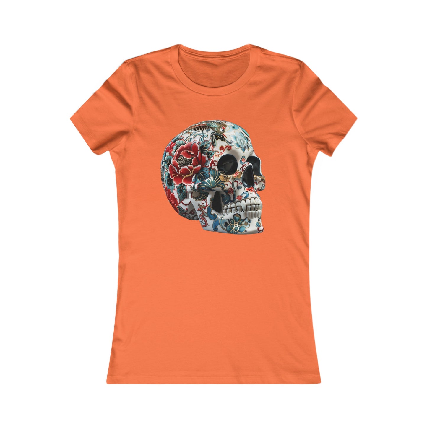 Chinoiserie Skull Women's Favourite Tee - UK