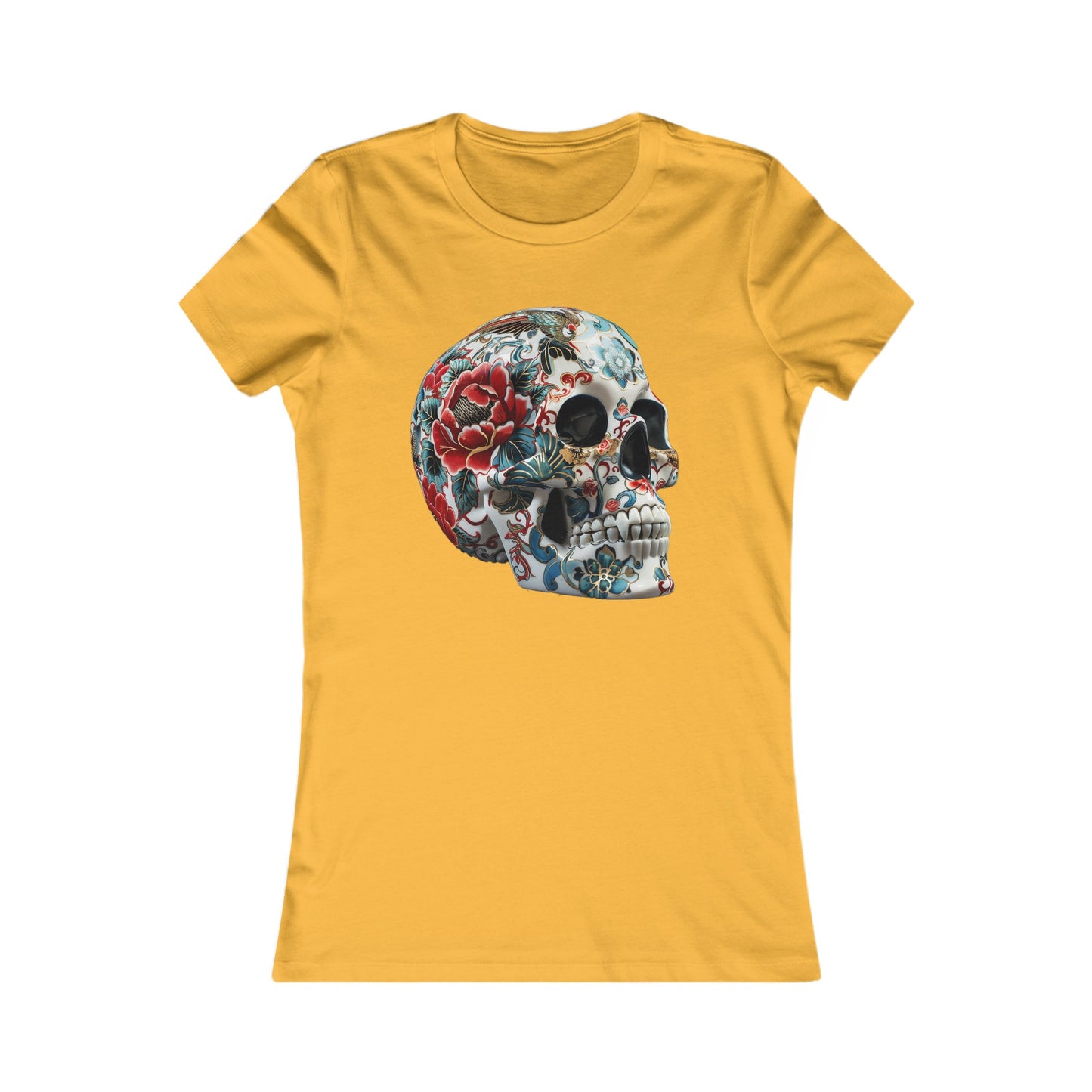 Chinoiserie Skull Women's Favourite Tee - UK
