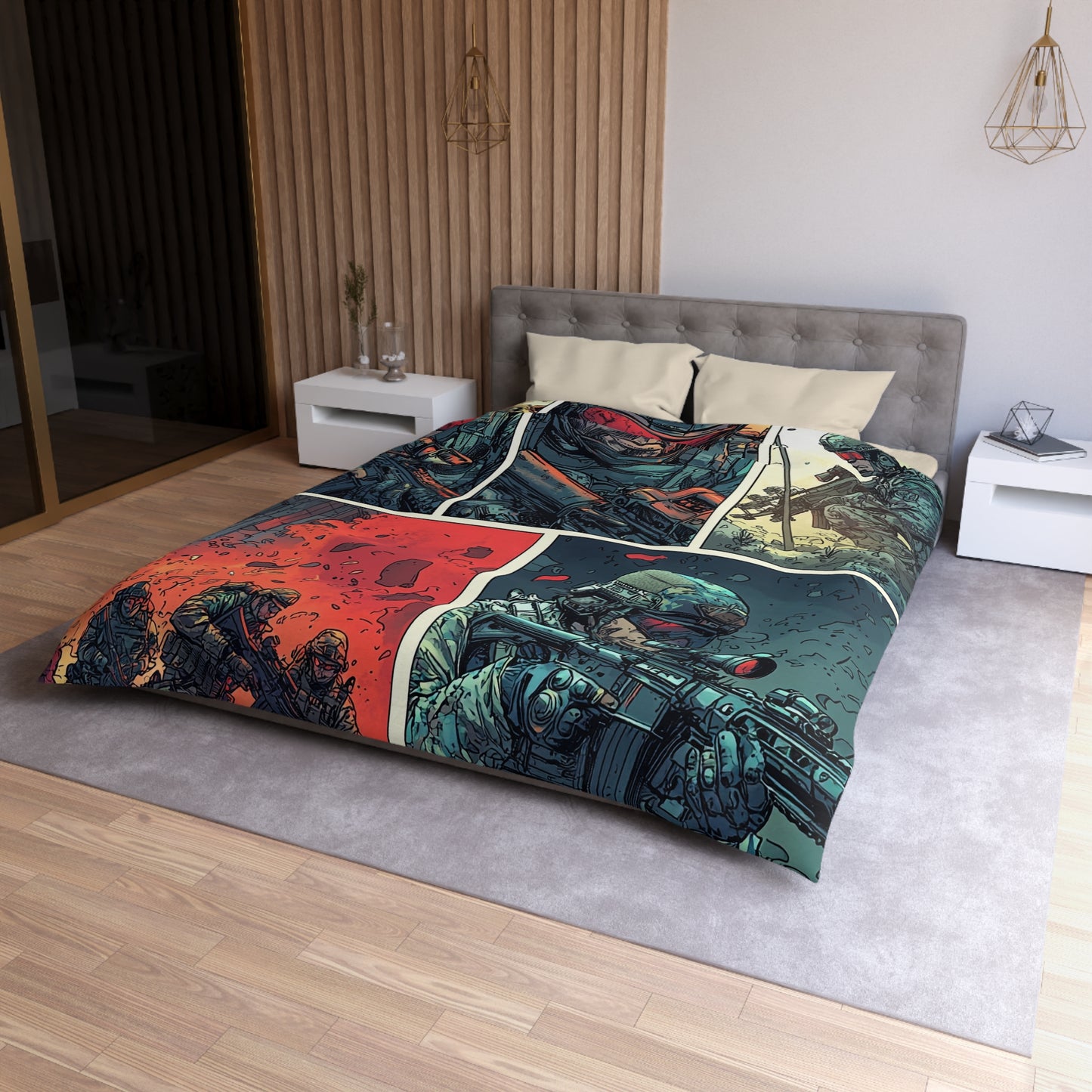 Navy SEALS Comic Book Cover - Microfiber Duvet Cover USA and UK