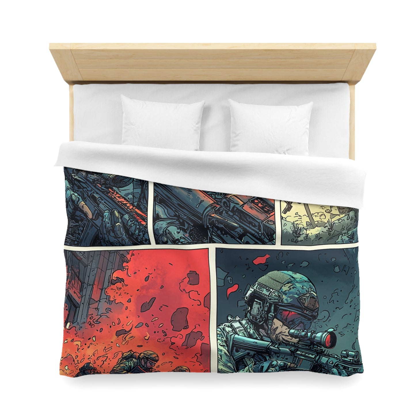 Navy SEALS Comic Book Cover - Microfiber Duvet Cover USA and UK