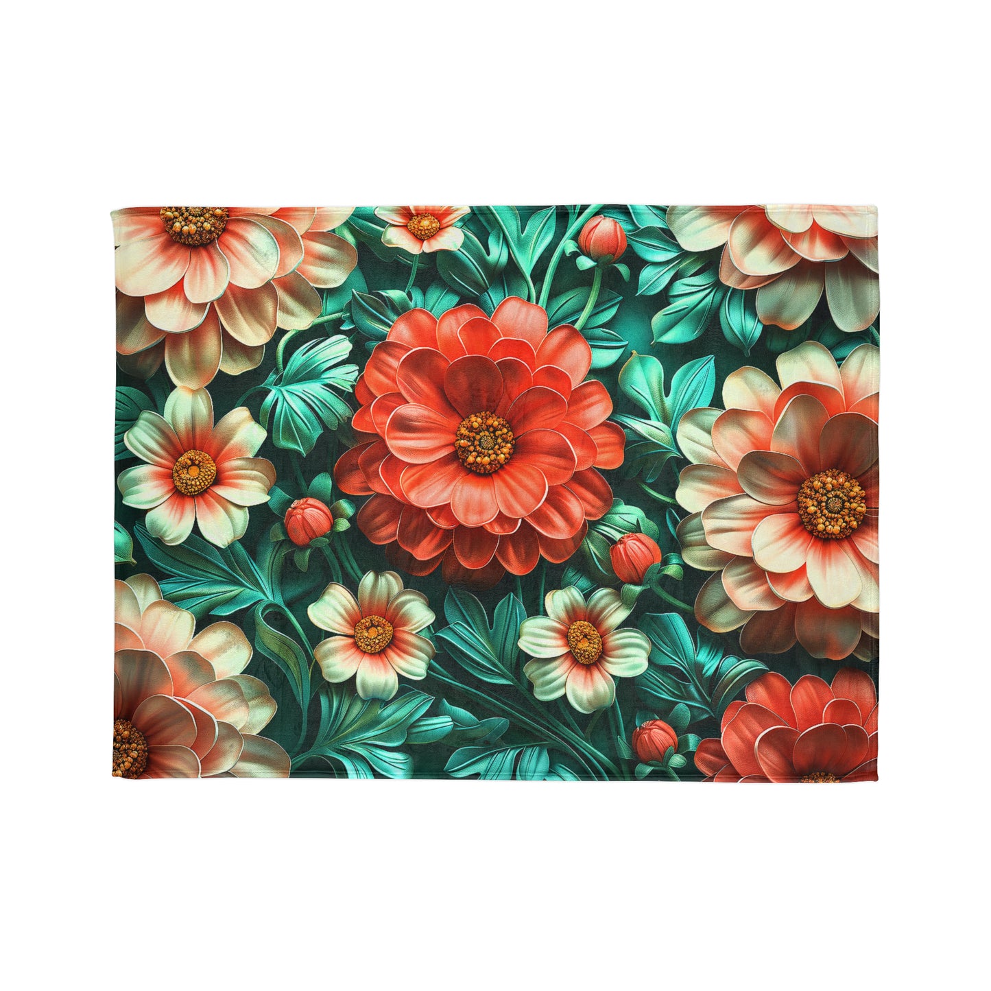 Chinoiserie #5 - Soft Polyester Blanket