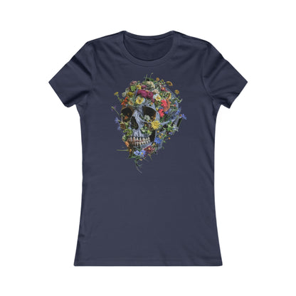 Flower Skull Women's Favourite Tee - UK