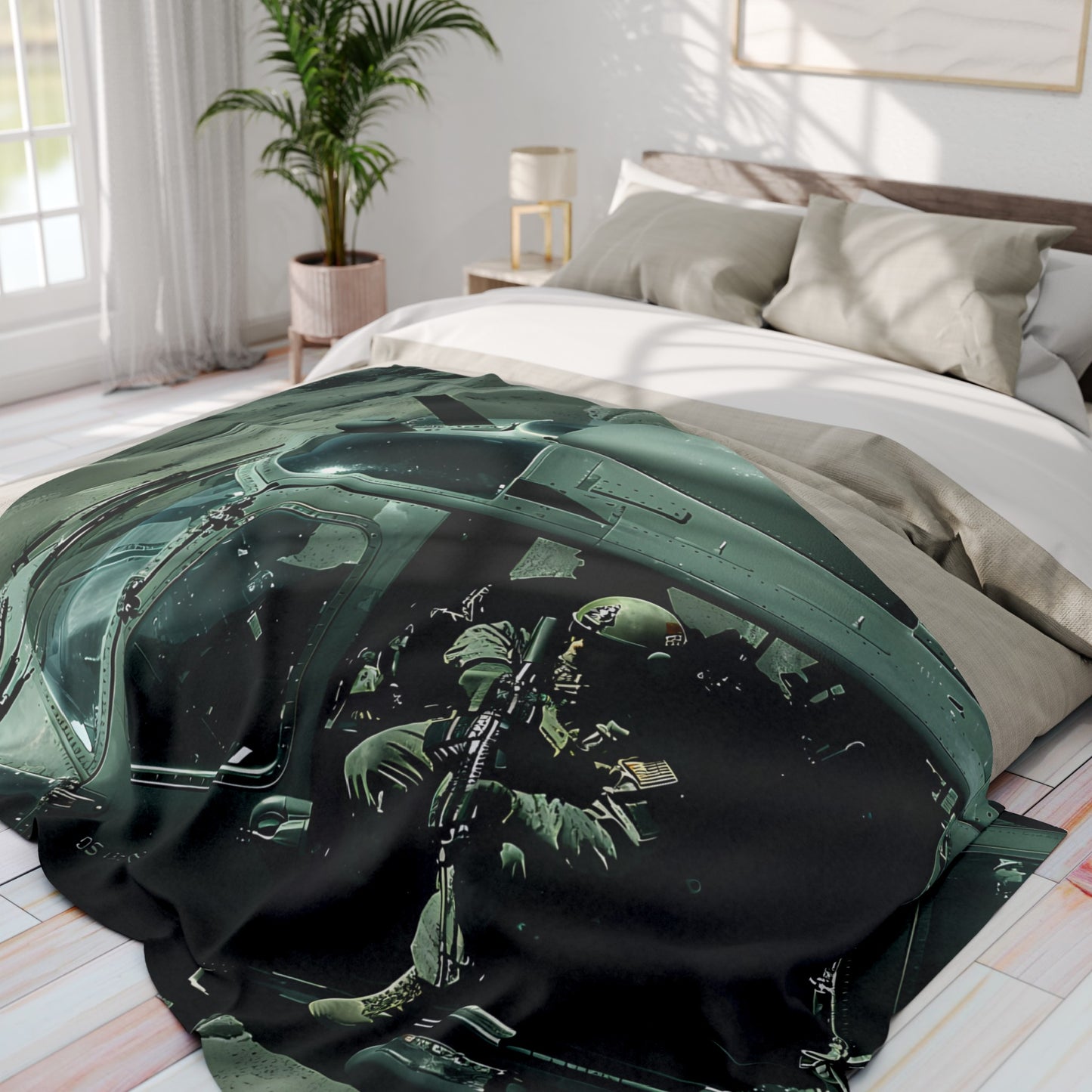 Black Hawk 2 Arctic Fleece Blanket - UK