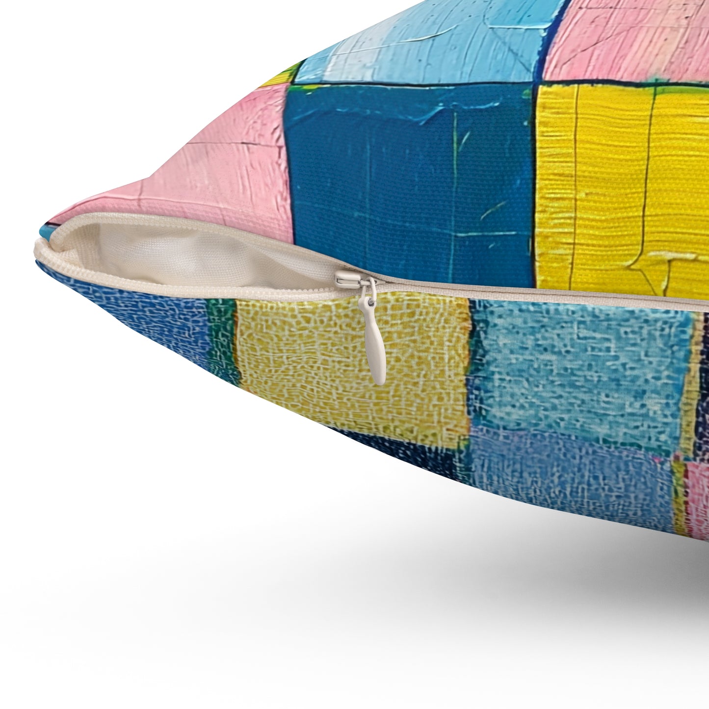 Patchwork 1 - Spun Polyester Square Pillow - USA