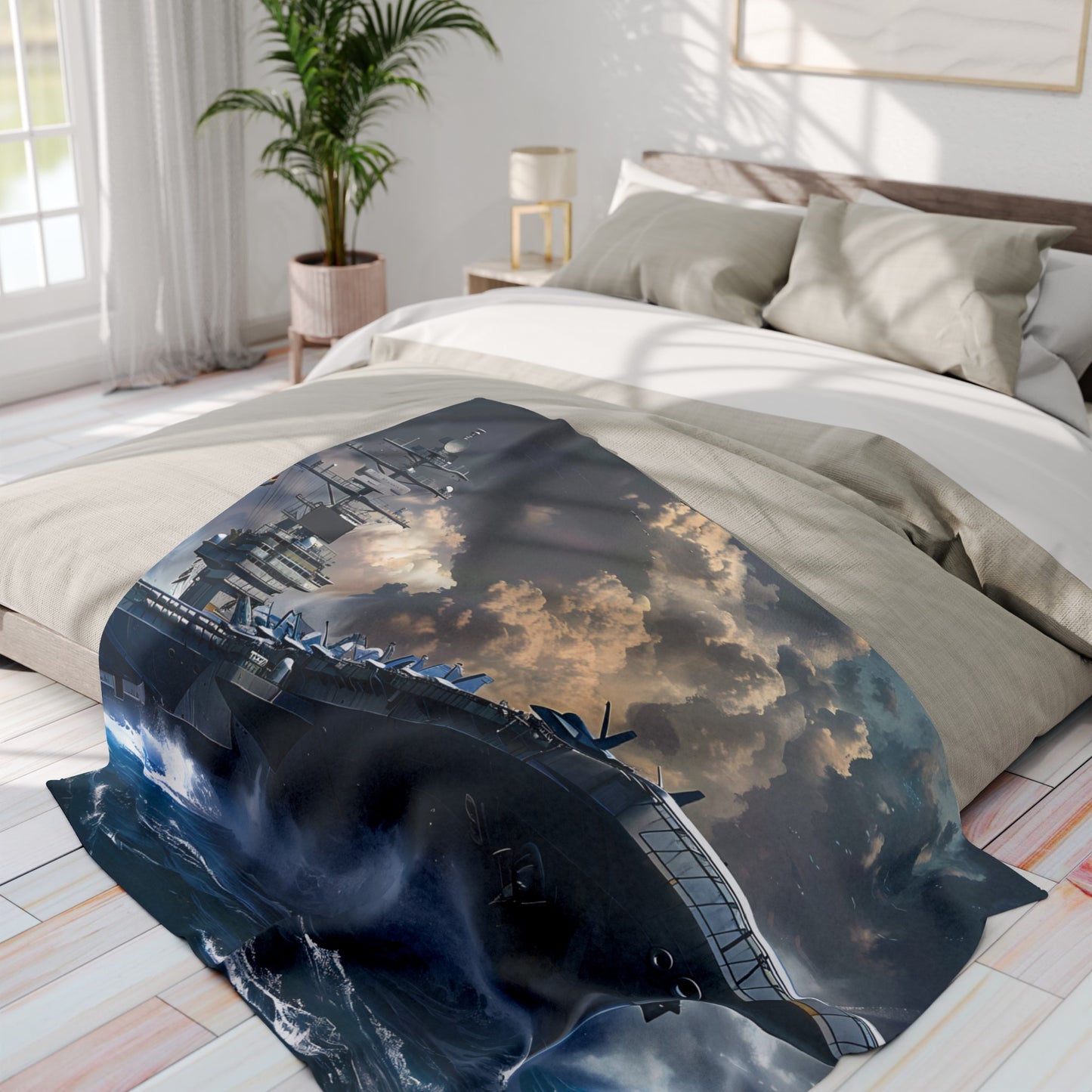 Aircraft Carrier 2 Arctic Fleece Blanket- UK
