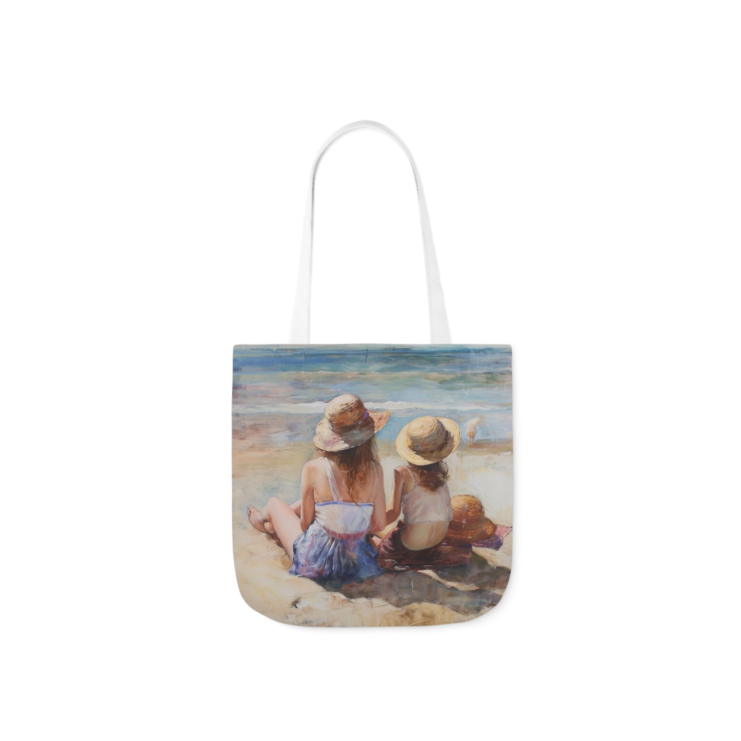 On The Beach - Polyester Canvas Tote Bag (AOP)
