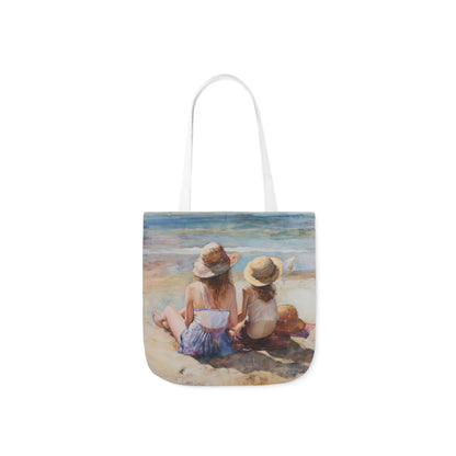 On The Beach - Polyester Canvas Tote Bag (AOP)