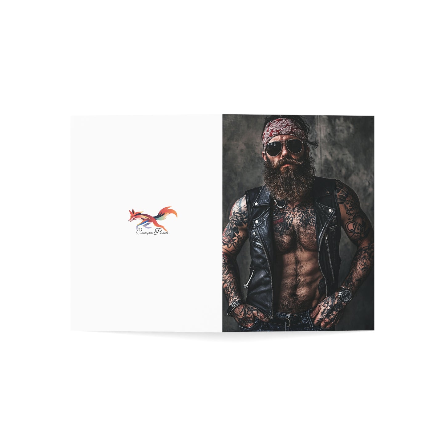 Large Hairy Biker Greeting Cards - Set of 1, 10, 30, or 50pcs for All Occasions - USA