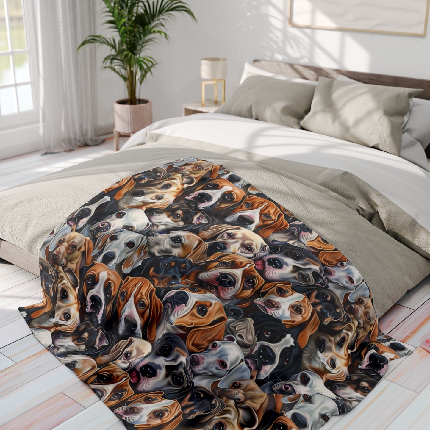 Dog Collage #1 Arctic Fleece Blanket - UK, EU