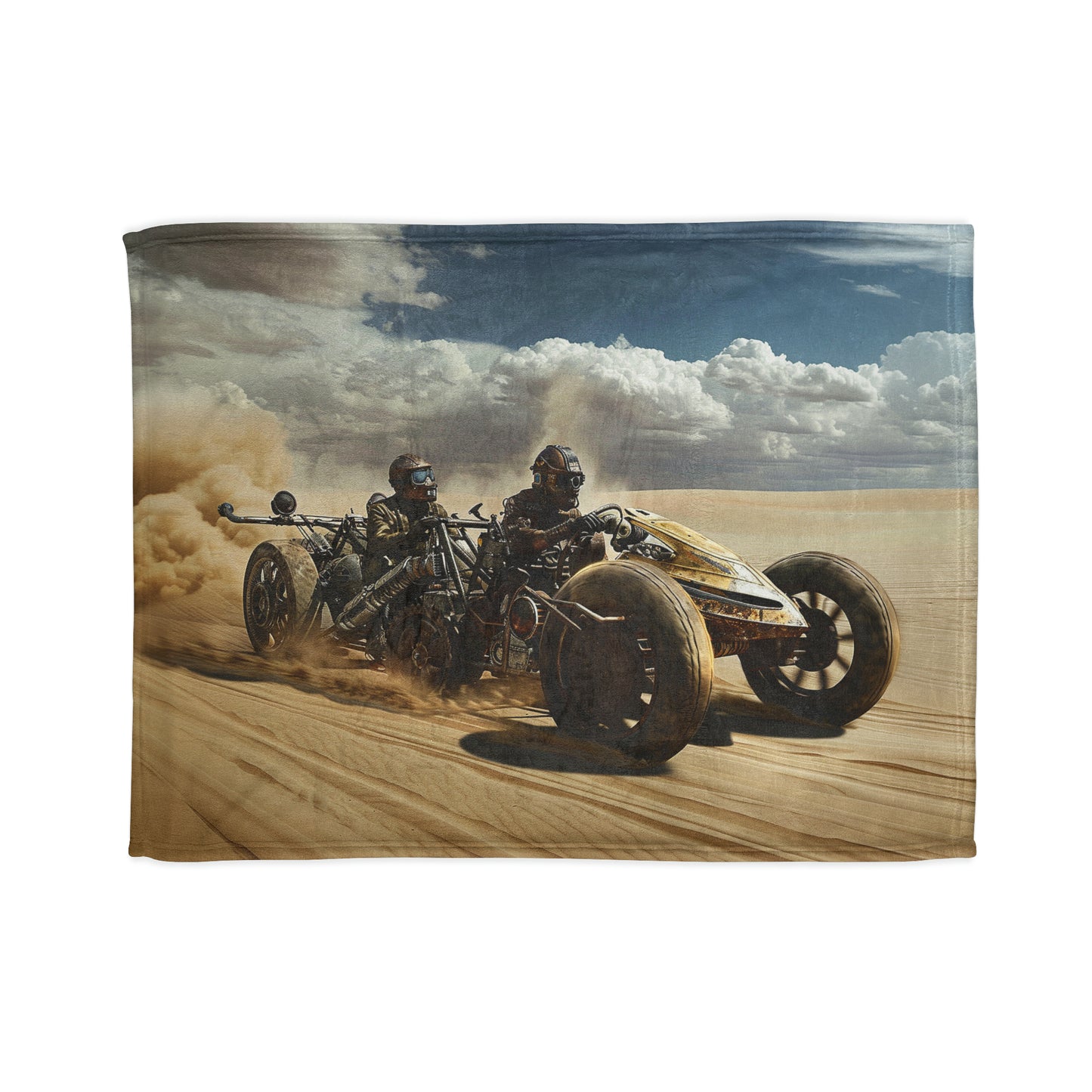Steampunk Racer #3 - Soft Polyester Blanket