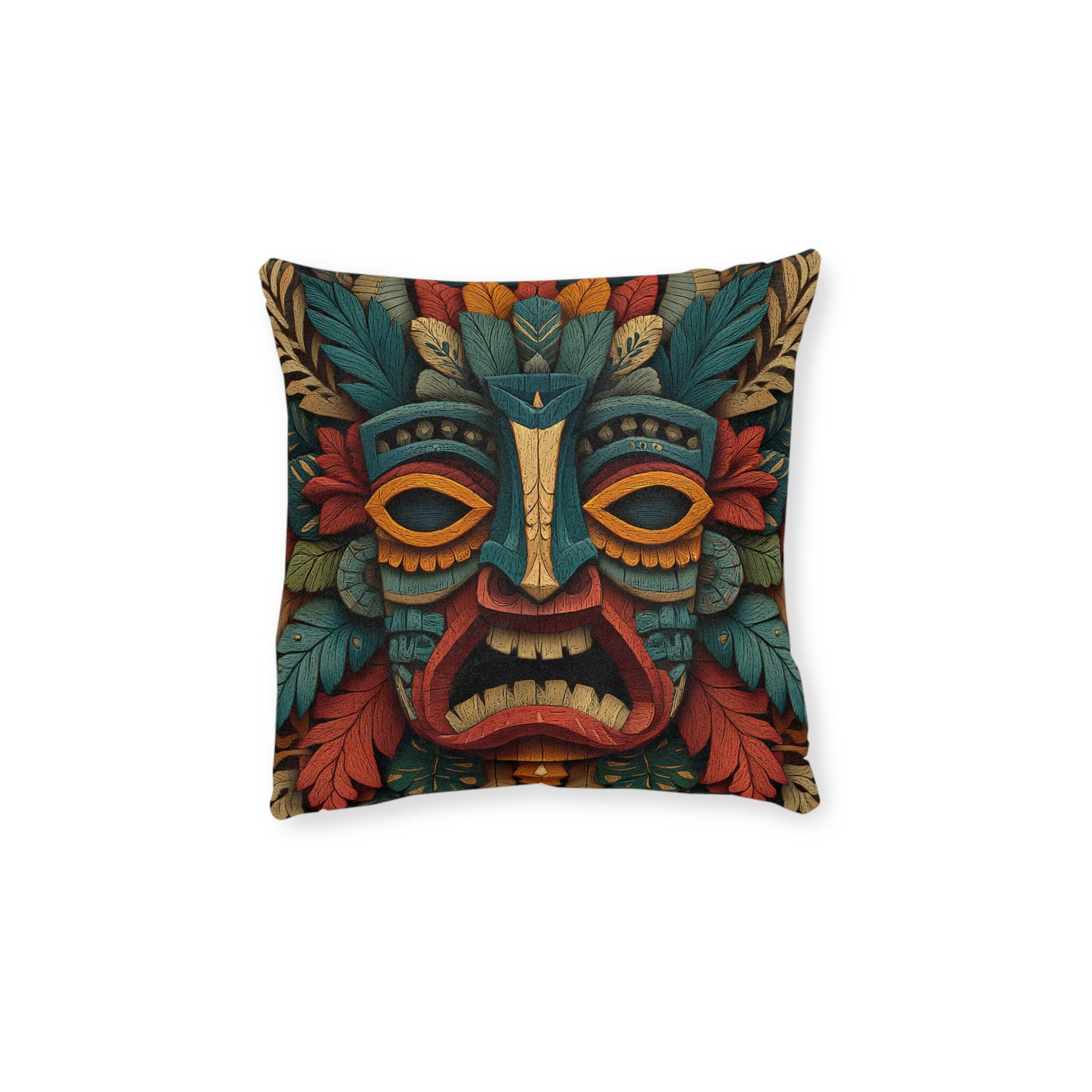 Tiki 2 - Square Cushion - UK
