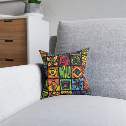 African 2 - Square Pillow - UK