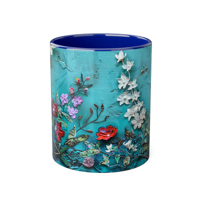 Wild Flowers Accent Mugs, 11oz - Canada Only