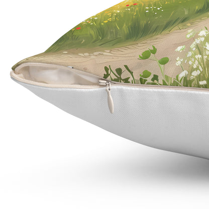 Countryside #4 - Spun Polyester Pillow USA