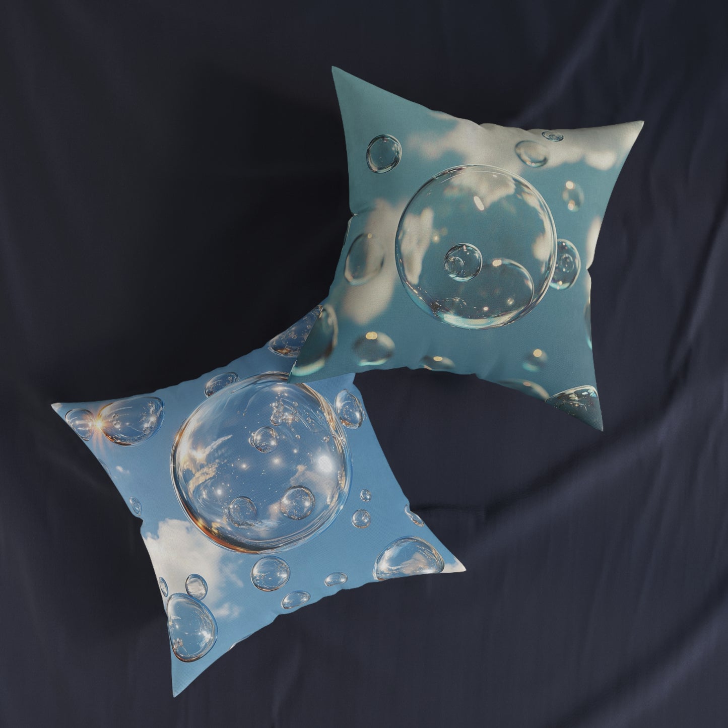Bubbles - Square Pillow - UK