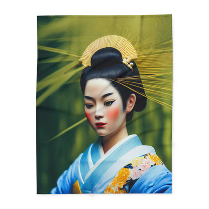 Geisha #4 Arctic Fleece Blanket
