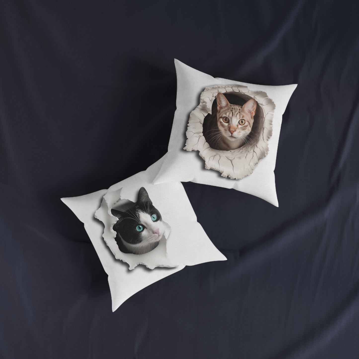 Cat 1 - Square Pillow - UK