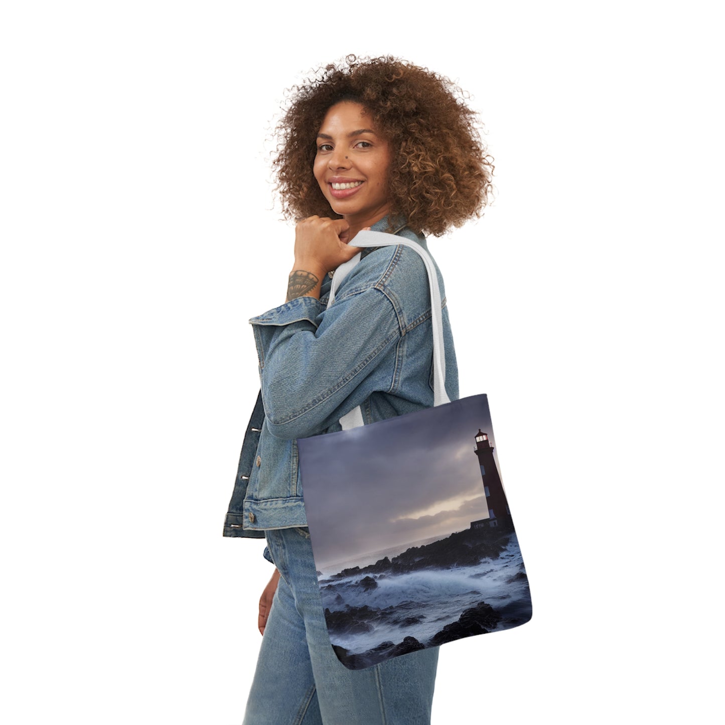 Seascape #3 - Polyester Canvas Tote Bag (AOP)