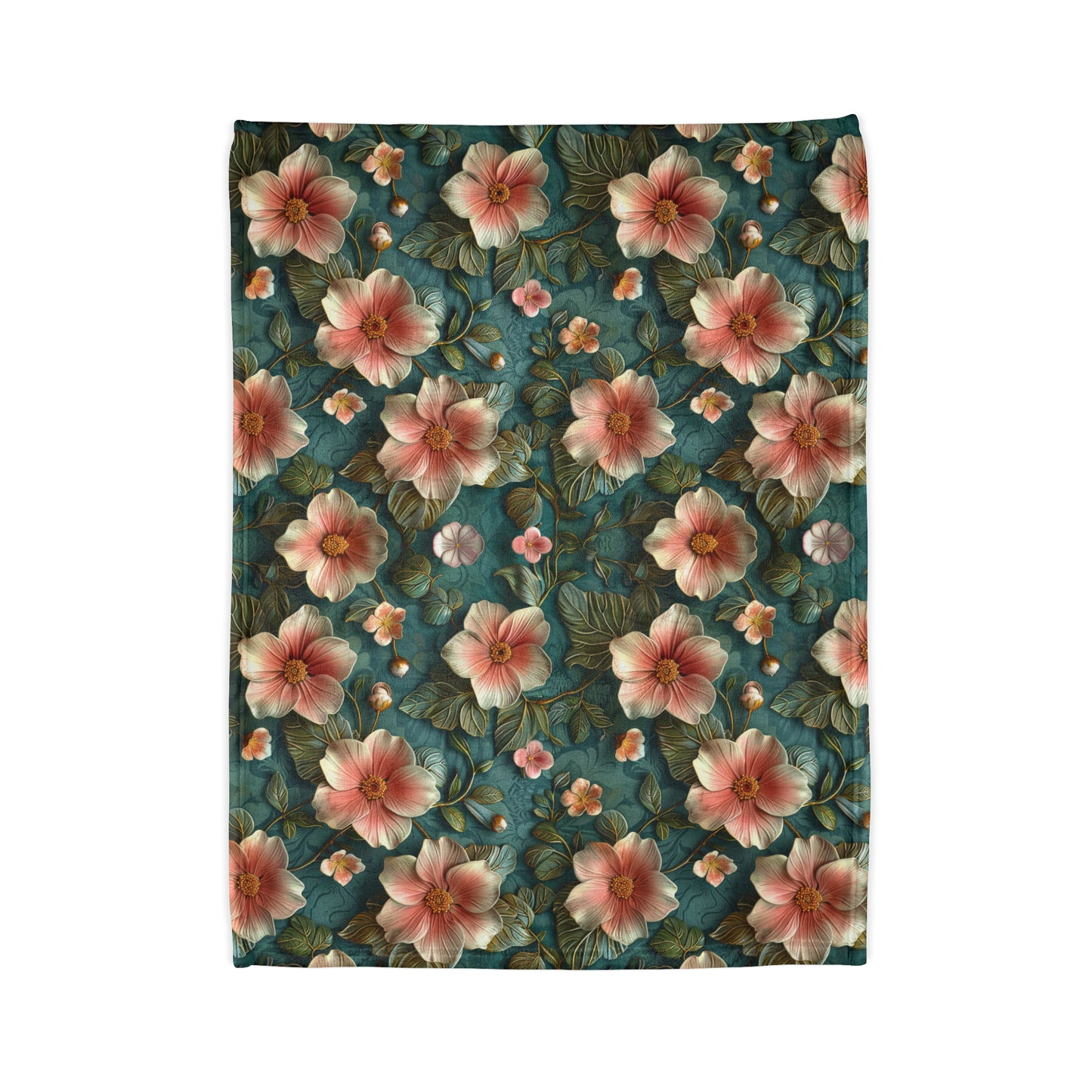 Classic 3D Chinoiserie Design - Soft Polyester Blanket