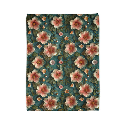 Classic 3D Chinoiserie Design - Soft Polyester Blanket