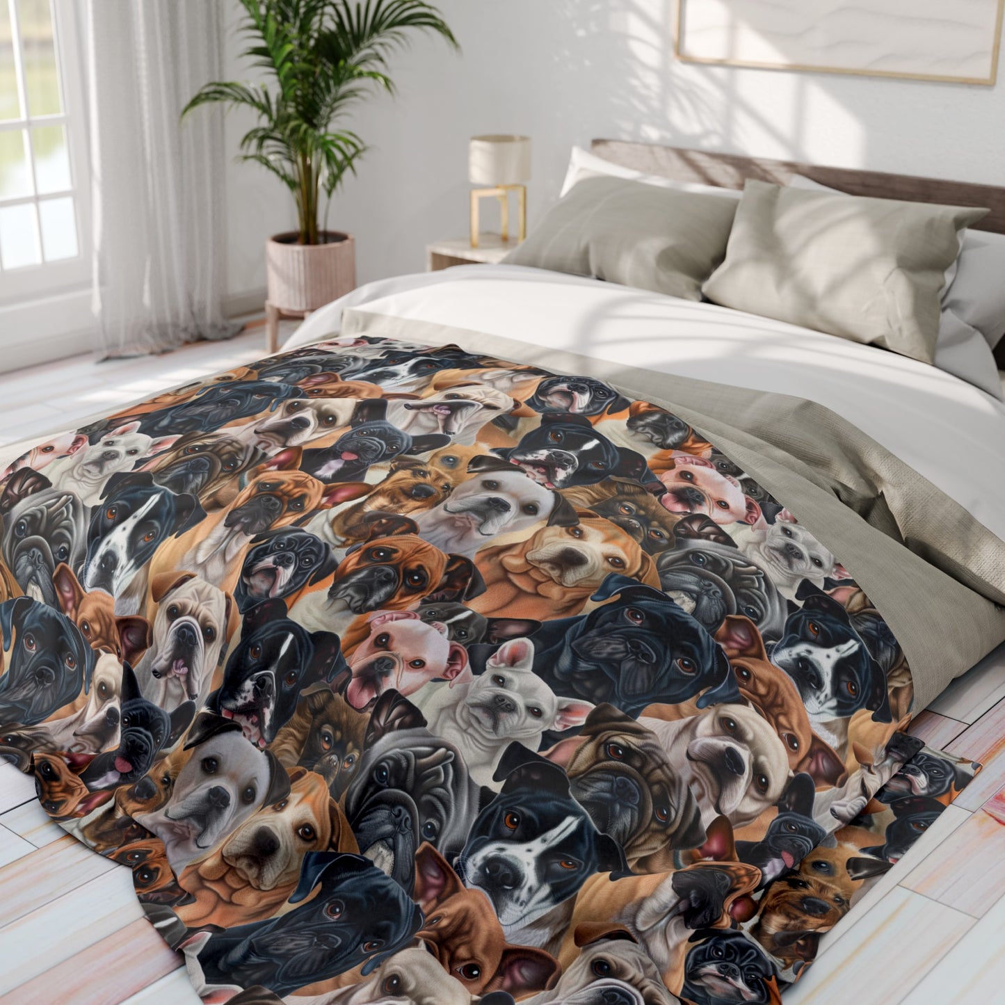 Dog Collage #2 Arctic Fleece Blanket - UK, EU