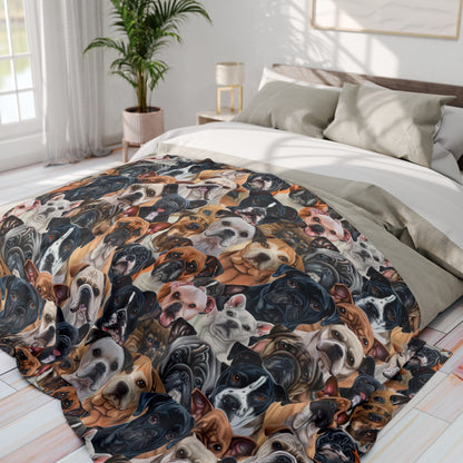 Dog Collage #2 Arctic Fleece Blanket - UK, EU